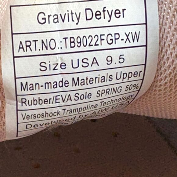 Size 9.5 - Women’s G-Defy Gravity Defyer multicolor shoes - Picture 10 of 10